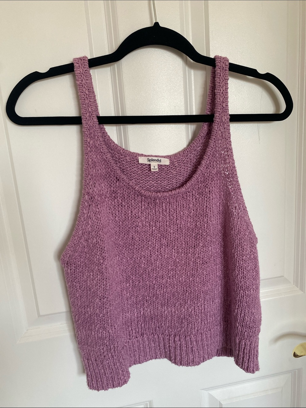 Splendid Lavender Knit Tank Size S